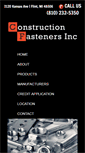 Mobile Screenshot of constructionfastenersinc.com